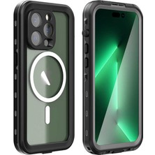 CepLab iPhone 14 Pro Kılıf Su ve Toz Geçirmez 360° Tam Koruma Shockproof Kapak