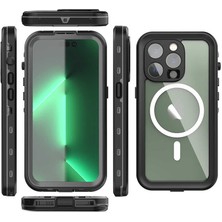 CepLab iPhone 14 Pro Kılıf Su ve Toz Geçirmez 360° Tam Koruma Shockproof Kapak