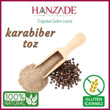 Hanzade Bitkisel Karabiber Toz 50 gr Öğütülmüş Taze Çekim