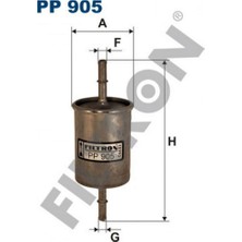 Filtron Yakit Filtresi Alfa Romeo Audi Daewoo Fiat Jaguar Lada Lancia Opel Saab Seat Skoda Subaru Vauxhall Volkswagen Zaz (3A3) 18051
