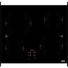 Franke 108.0669.349 Cam Seramik 60 Cm. 4 Gözü Elektrikli Black Glass Ocak