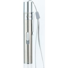 Tialating 3'ü 1 Arada USB Şarj Edilebilir LED El Feneri / Güçlü Mini LED Torch Su Geçirmez Tasarım Penlight Uv Işık Banknot / Lazer Işaretçi Işığı (Yurt Dışından)