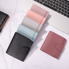 Tialating Kadınlar Vintage Pu Deri Mini Bozuk Para Cüzdanı Rahat Düz Renk Kadın Çile Kart Tutucu Moda Küçük Küçük Cüzdan Debriyaj Bayanlar Için (Yurt Dışından)