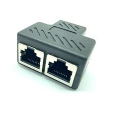 Tialating Ethernet Ağ Kablosu Adaptörü RJ45 Dişi Ayırıcı Çift Konnektör Genişletici Bölünmüş Kablo 1 Ila 2 Bağlantı Noktası Pc Yönlendirici Için Lan Bağlayıcı (Yurt Dışından)