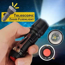 Tialating 30000LM T6 LED Şarj Edilebilir El Feneri Yakınlaştırma Ayarlanabilir Torch Lambası 3 Mod (Yurt Dışından)