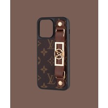 Dukkan Case Kordonlu Deri Telefon Kılıfı - DK174 - iPhone 14 Pro