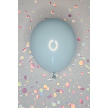 Pekshop Retro Blue Glass Lateks Balon 12 Inç Retro Renk Balonlar 10 Lu