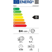 Bosch SMS4IKW51T 5 Programlı D Sınıfı Bulaşık Makinesi