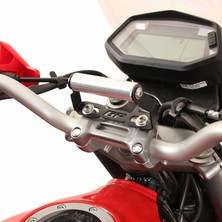 GP Kompozit Honda CB125F 2023-2024 Uyumlu Telefon / Navigasyon Tutucu Siyah