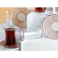 English Home Linette Porselen 6'lı Çay Seti 160 ml Renkli