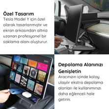 Tesla Model Y Ön Konsol Ekran Altı Saklama Kutusu