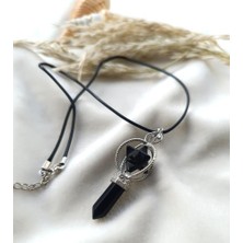 HD Marketim Kolye Çakra Doğal Oniks Taşı Çivi Kolye Sarkaç Takı Bijuteri Aksesuar