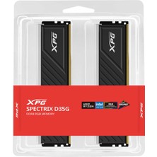 Xpg Spectrix D35 16GB (8x2) Rgb Ddr4 3200MHZ CL16 1.35V AX4U32008G16A-DTBKD35G Dual Kit Ram