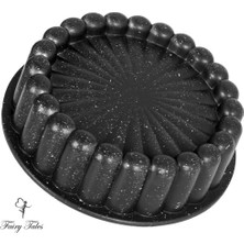 Fairy Tales Thermo Gövdeli, Tart Kalıbı. Genişlik 26 Cm. Tart Kek Kalıbı. Granit Tart Kalıbı. Döküm