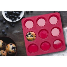 Mys Silicone Platinum Silikon 9'lu Muffin Kalıbı