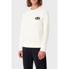 Emporio Armani Pamuklu Regular Fit Bisiklet Yaka Sweat Erkek Sweat 8N1ML7 1jhsz 0101