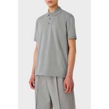 Emporio Armani Pamuklu Regular Fit Düğmeli Polo Yaka T Shirt Erkek Polo Yaka T Shirt 3D1FF2 1jtkz 06G1