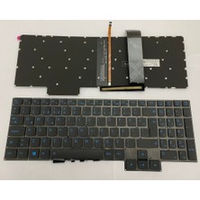 Ni-On Lenovo 81Y400MUTX 81Y400D0TX uyumlu Notebook Klavye (Siyah Aydınlatmalı TR Mavi Tuş)