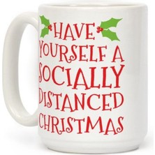 Bexdore Kendinize Sosyal Mesafeli Bir Noel Kupa Bardağı Sahip Olun Ingilizce Kupa