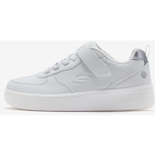 Skechers Sport Court 92  -  Show Maddox Büyük Erkek Çocuk Beyaz Işıklı Sneakers 400623L Wht