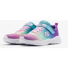 Skechers Power Jams  -  Pastel Speed Büyük Kız Çocuk Mavi Spor Ayakkabı 303554L Tqmt