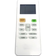 Tayfun Midea MSMACU-24HRFN1-QRD0GW Uyumlu Klima Kumandası