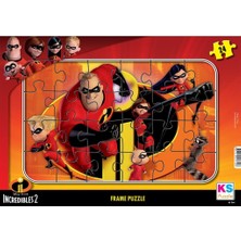 Nessiworld Incredibles 2 24 Parça Frame Puzzle