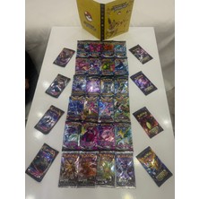 Abetto Market Pokemon Oyun Kart Seti 8 Seri Bir Arada 32 Paket Oyun Kartı ve Pokemon Albüm