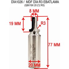 Brk Dia 8 mm R3 Ebatlama Bıçağı