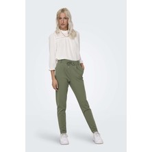 Only Kadın Onlpoptrash Belden Bağlamalı Pantolon 15115847 Koyu Yeşil