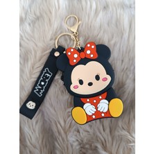 Efna Store Anime Figürü Minnie Mouse Silikon Çanta Anahtarlık