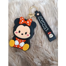 Efna Store Anime Figürü Minnie Mouse Silikon Çanta Anahtarlık