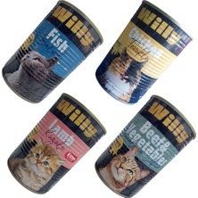 Willypet Willy Pet Beef Vegetables -Danalı ve Sebzeli - Pate Ezme -400GR X4 Adet