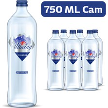 Uludağ Su Cam Şişe 750 ml Paket Su