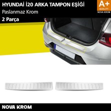 Nova Krom Hyundai I20 Krom Arka Tampon Eşiği 2 Prç. 2020 Üzeri