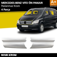 Nova Krom Mercedes Vito Krom Ön Panjur 4 Prç 2010-2014 (Geniş)