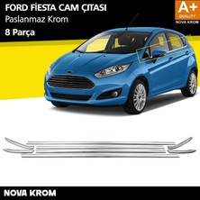 Nova Krom Ford Fiesta Krom Cam Çıtası 8 Prç 2009-2017