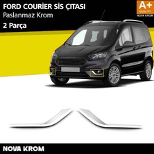 Nova Krom Ford Courier Krom Sis Farı Çerçevesi 2 Prç. 2018-2023