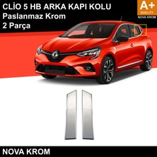 Nova Krom Renault Clio 5 Krom Kapı Kolu Arka 2 Prç. 2019 ve Üzeri
