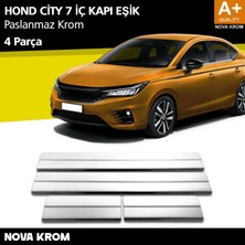Nova Krom Honda City Krom Iç Kapı Eşiği 4 Prç. 2020 Üzeri