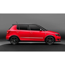 Nova Krom Skoda Fabia Kapı Koruma Çıtası Krom 2013 Üzeri