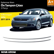 Nova Krom Vw Jetta Krom Ön Tampon Çıta 2 Prç 2011-2014