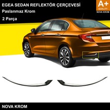 Nova Krom Fiat Egea Sd Krom Arka Reflektör Çerçevesi 2 Prç. 2015-2020