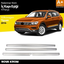 Nova Krom Vw Tiguan Krom Iç Kapı Eşiği 4 Prç. 2016-2020