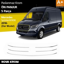 Nova Krom Mercedes Sprinter W907 Krom Ön Panjur Dar Model 5 Prç 2018 Üzeri