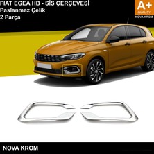 Nova Krom Fiat Egea Hb Krom Sis Çerçevesi 2 Prç. 2020 Üzeri