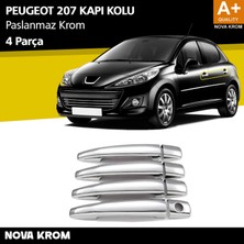 Nova Krom Peugeot 207 Krom Kapı Kolu 4 Kapı 2006-2012