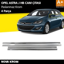 Nova Krom Opel Astra J Hb Krom Cam Çıtası 4 Prç 2010-2015