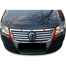 Nova Krom Vw Passat B6 Krom Ön Panjur 8 Prç 2005-2011