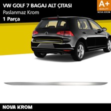 Nova Krom Vw Golf 7 Krom Bagaj Alt Çıta 2013-2020